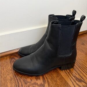 J. Crew Black Ankle Boots
